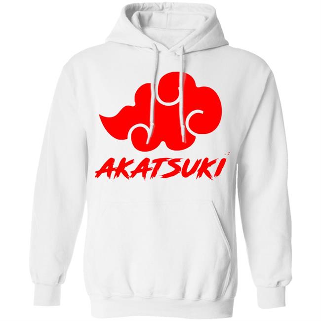 akatsuki shirt White hoodie t shirt akatsuki shirt White hoodie t shirt