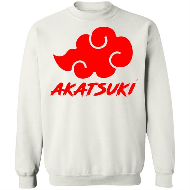 akatsuki shirt White hoodie t shirt akatsuki shirt White hoodie t shirt