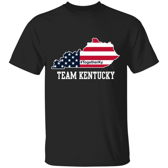 BlueCotton launches the "Team Kentucky" t-shirt In partnership with United Way of Southern Kentucky tee shirt black