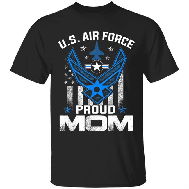 Proud mom us air ce stars air ce family gift t shirt