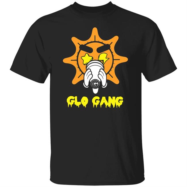 glo gang merch t shirt black hoodie sweatshirt