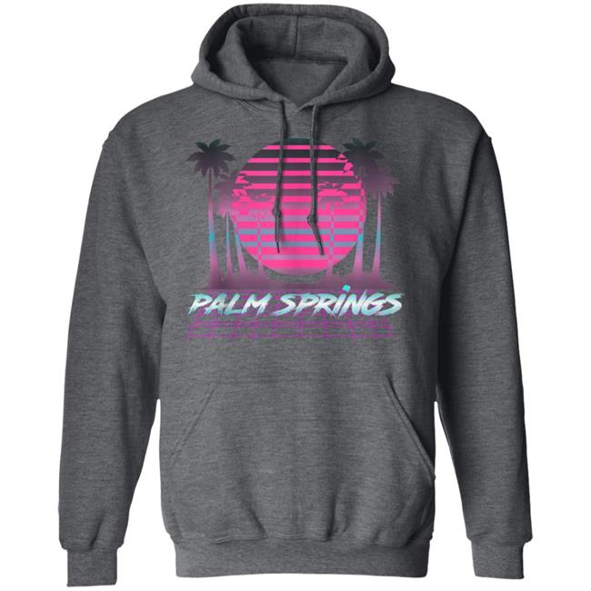 Palm Springs CA Vintage Retro 80s Vaporware Sunset Palm Tree Tank Top t shirt Palm Springs CA Vintage Retro 80s Vaporware Sunset Palm Tree Tank Top t shirt