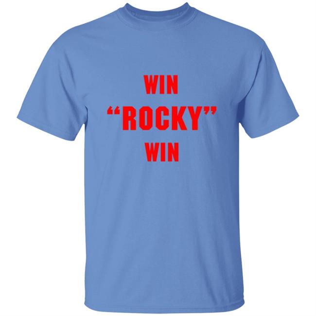 The Blue "Win Rocky, Win" Shirt The Blue "Win Rocky, Win" Shirt