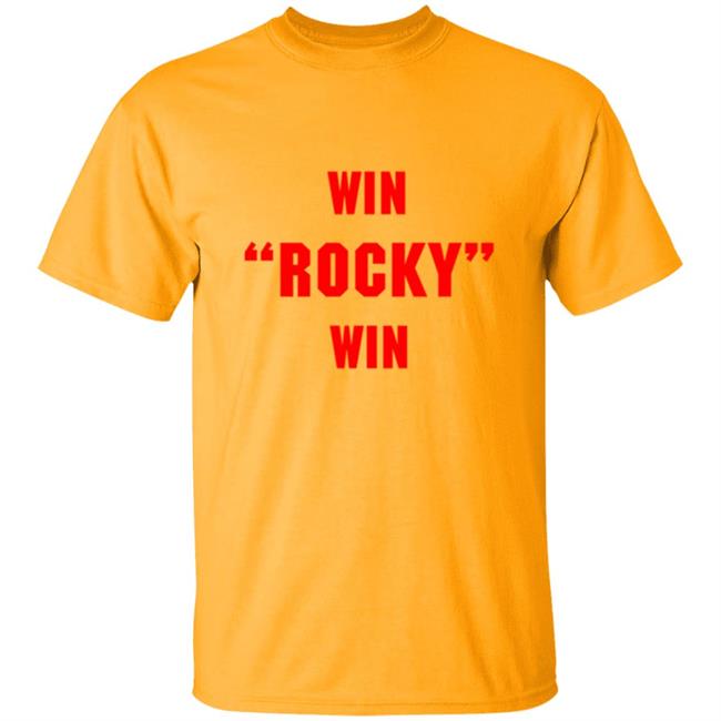 The Blue "Win Rocky, Win" Shirt The Blue "Win Rocky, Win" Shirt