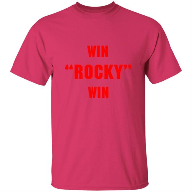 The Blue "Win Rocky, Win" Shirt The Blue "Win Rocky, Win" Shirt