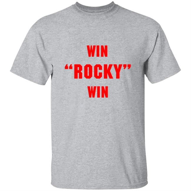 The Blue "Win Rocky, Win" Shirt The Blue "Win Rocky, Win" Shirt
