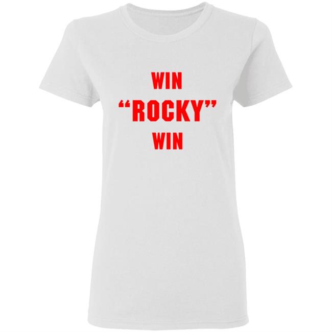 The Blue "Win Rocky, Win" Shirt The Blue "Win Rocky, Win" Shirt