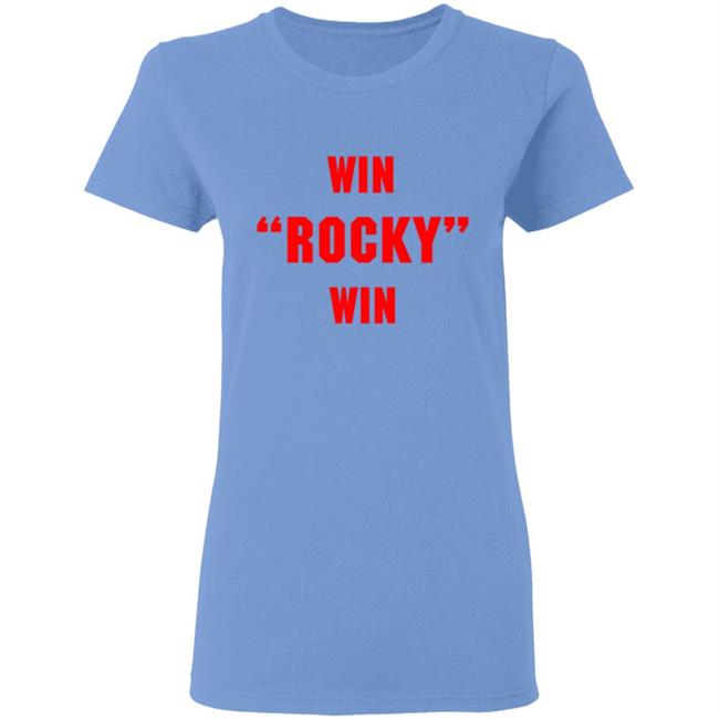 The Blue "Win Rocky, Win" Shirt The Blue "Win Rocky, Win" Shirt