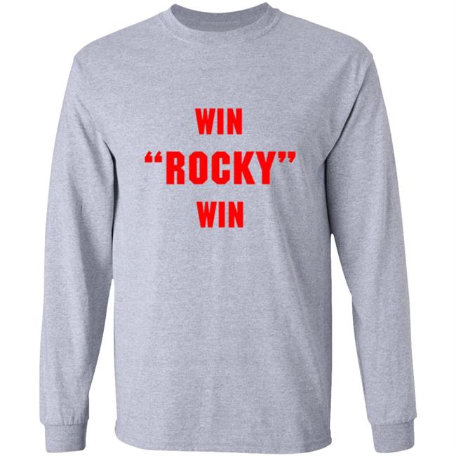 The Blue "Win Rocky, Win" Shirt The Blue "Win Rocky, Win" Shirt