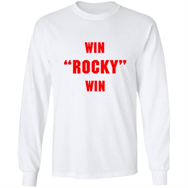 The Blue "Win Rocky, Win" Shirt The Blue "Win Rocky, Win" Shirt