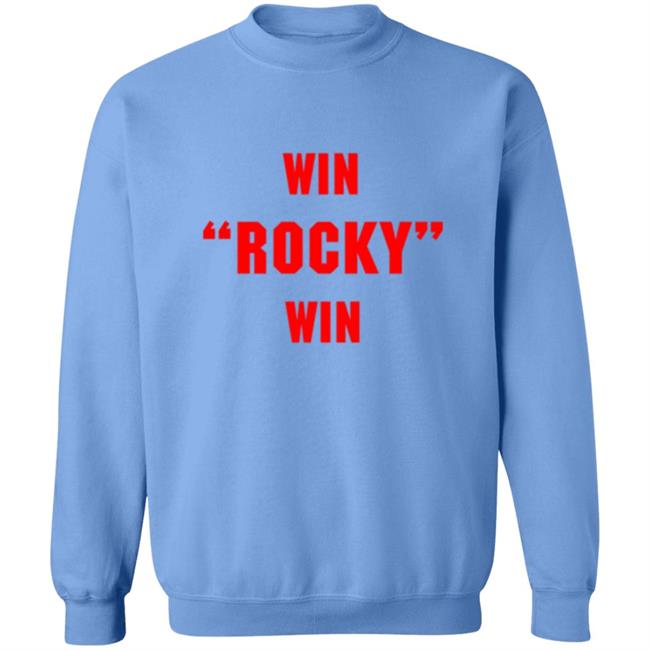 The Blue "Win Rocky, Win" Shirt The Blue "Win Rocky, Win" Shirt
