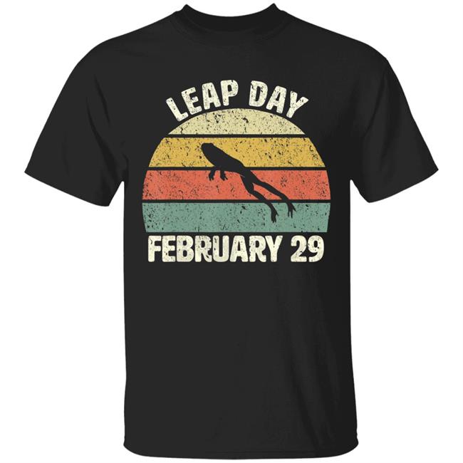 Leap Day Birthday February 29 Cool Retro Style T-Shirt