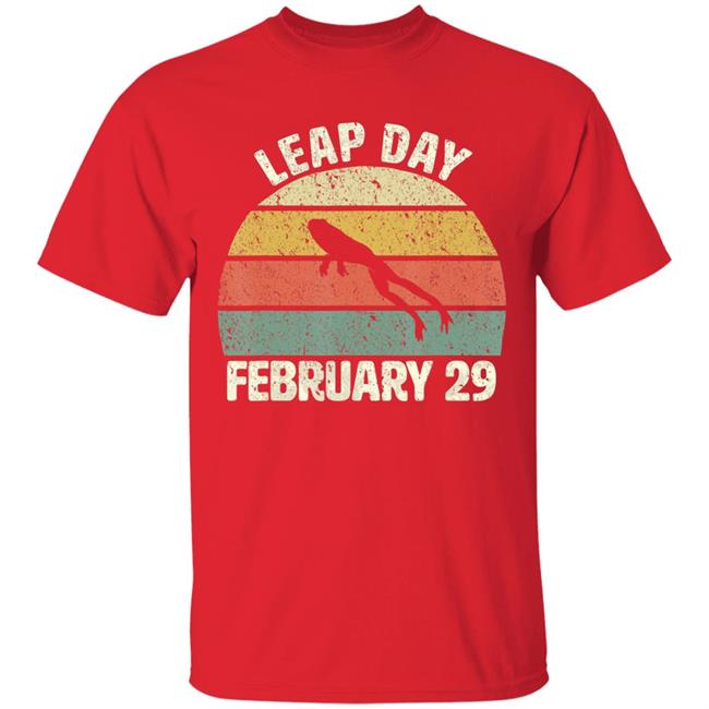 Leap Day Birthday February 29 Cool Retro Style T-Shirt Leap Day Birthday February 29 Cool Retro Style T-Shirt