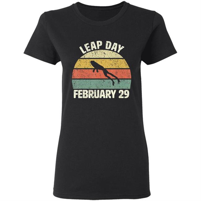 Leap Day Birthday February 29 Cool Retro Style T-Shirt Leap Day Birthday February 29 Cool Retro Style T-Shirt