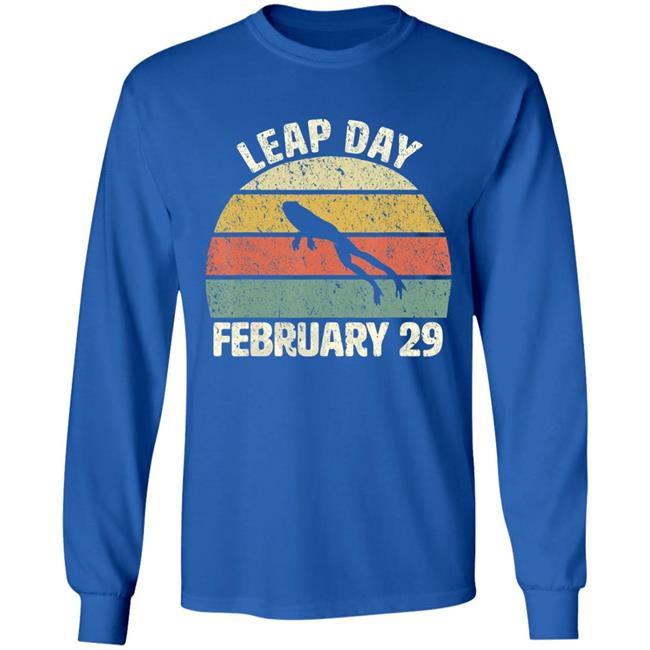 Leap Day Birthday February 29 Cool Retro Style T-Shirt Leap Day Birthday February 29 Cool Retro Style T-Shirt