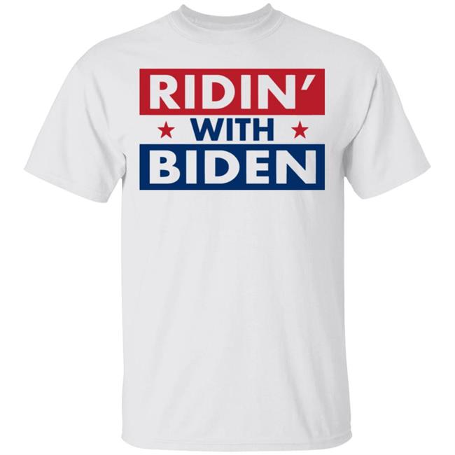 ridin with biden shirt white hoodie sweatshirt