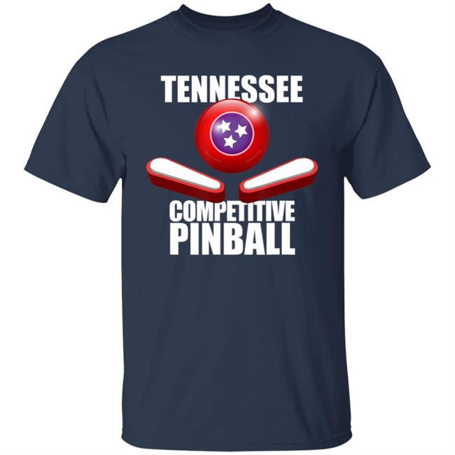 Tennessee Competitive Pinball T-Shirt Tennessee Competitive Pinball T-Shirt