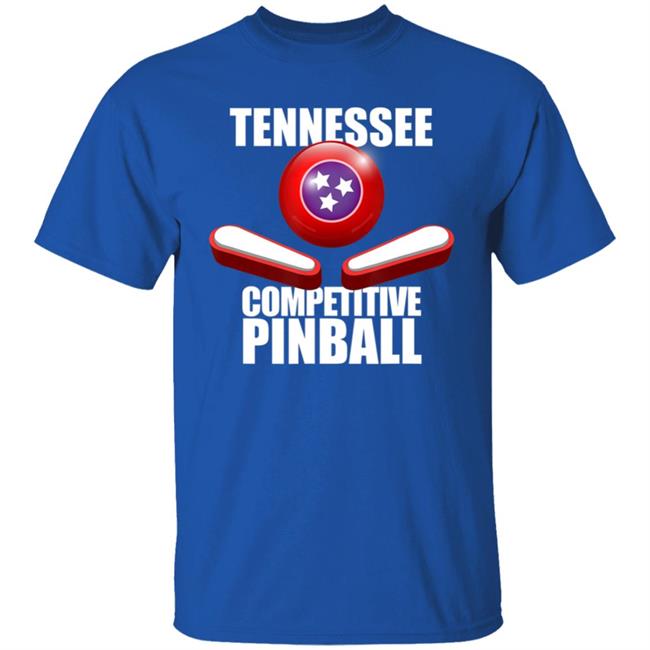 Tennessee Competitive Pinball T-Shirt Tennessee Competitive Pinball T-Shirt
