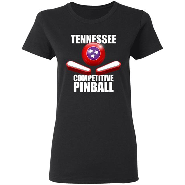 Tennessee Competitive Pinball T-Shirt Tennessee Competitive Pinball T-Shirt