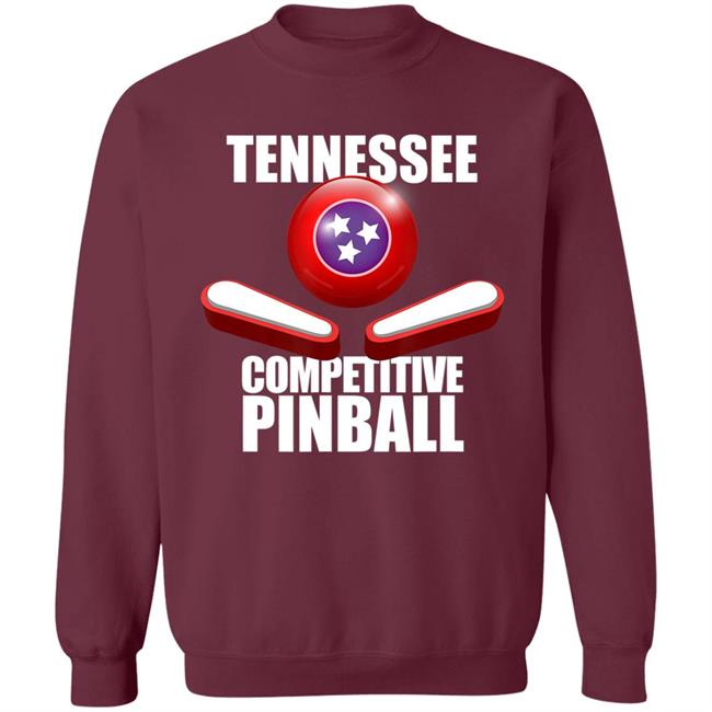 Tennessee Competitive Pinball T-Shirt Tennessee Competitive Pinball T-Shirt