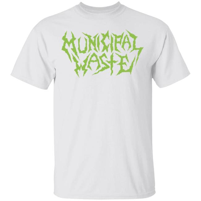 municipal waste merch Shirt white hoodie t shirt