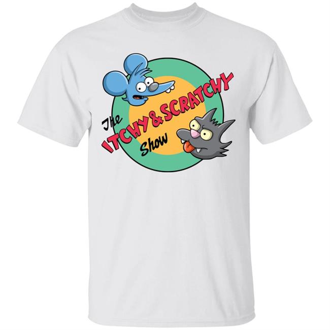 itchy and scratchy Shirt white hoodie t shirt