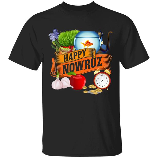Happy Nowruz Iranian Persian New Year Haft-Seen Arrangement T-Shirt