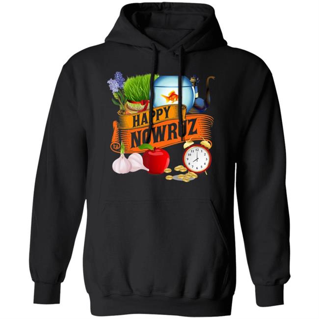 Happy Nowruz Iranian Persian New Year Haft-Seen Arrangement T-Shirt Happy Nowruz Iranian Persian New Year Haft-Seen Arrangement T-Shirt