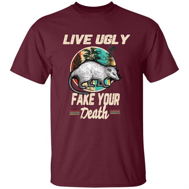 Funny Opossum Tee Shirt Live Ugly Possum T-Shirt Funny Opossum Tee Shirt Live Ugly Possum T-Shirt