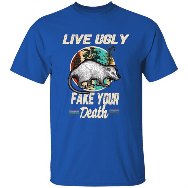 Funny Opossum Tee Shirt Live Ugly Possum T-Shirt Funny Opossum Tee Shirt Live Ugly Possum T-Shirt