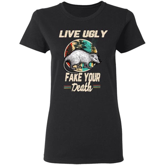 Funny Opossum Tee Shirt Live Ugly Possum T-Shirt Funny Opossum Tee Shirt Live Ugly Possum T-Shirt