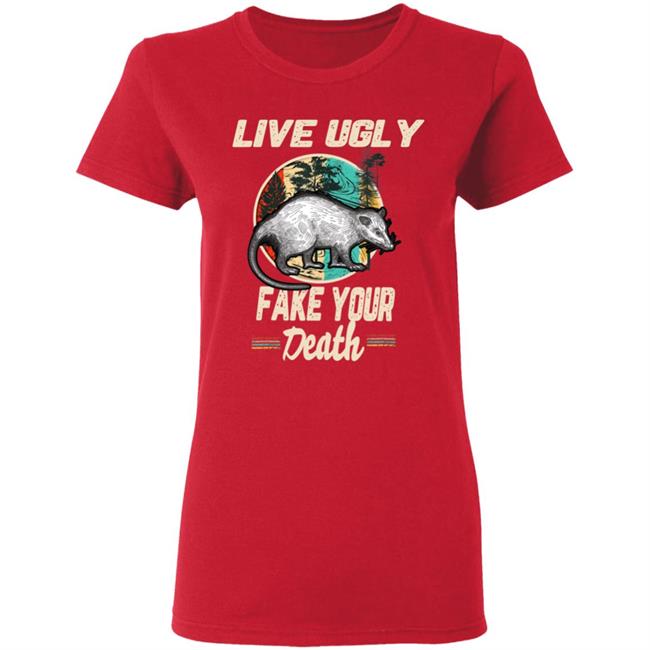 Funny Opossum Tee Shirt Live Ugly Possum T-Shirt Funny Opossum Tee Shirt Live Ugly Possum T-Shirt