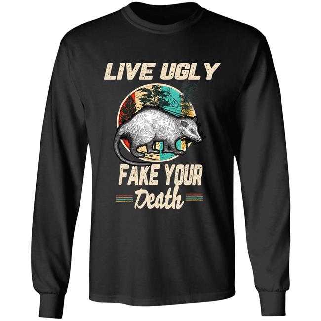 Funny Opossum Tee Shirt Live Ugly Possum T-Shirt Funny Opossum Tee Shirt Live Ugly Possum T-Shirt