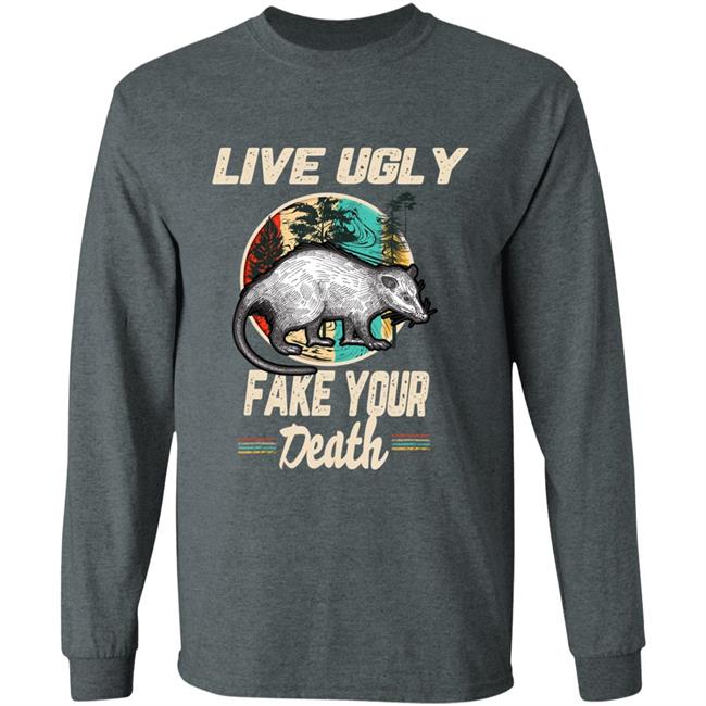 Funny Opossum Tee Shirt Live Ugly Possum T-Shirt Funny Opossum Tee Shirt Live Ugly Possum T-Shirt
