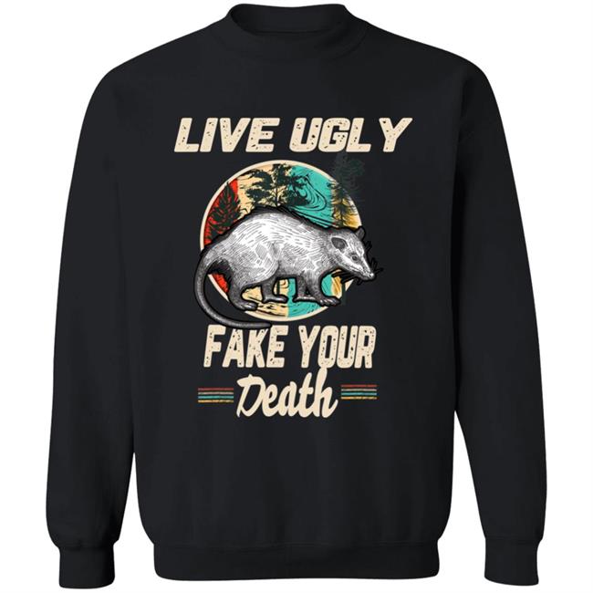 Funny Opossum Tee Shirt Live Ugly Possum T-Shirt Funny Opossum Tee Shirt Live Ugly Possum T-Shirt