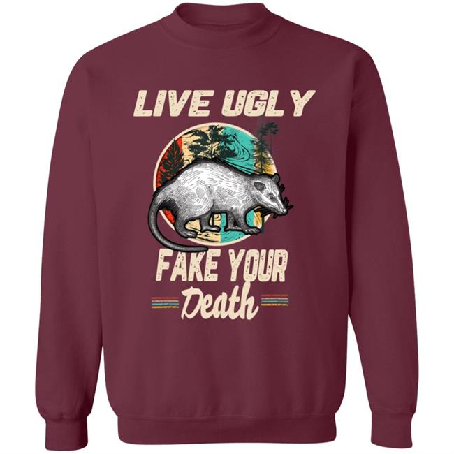 Funny Opossum Tee Shirt Live Ugly Possum T-Shirt Funny Opossum Tee Shirt Live Ugly Possum T-Shirt