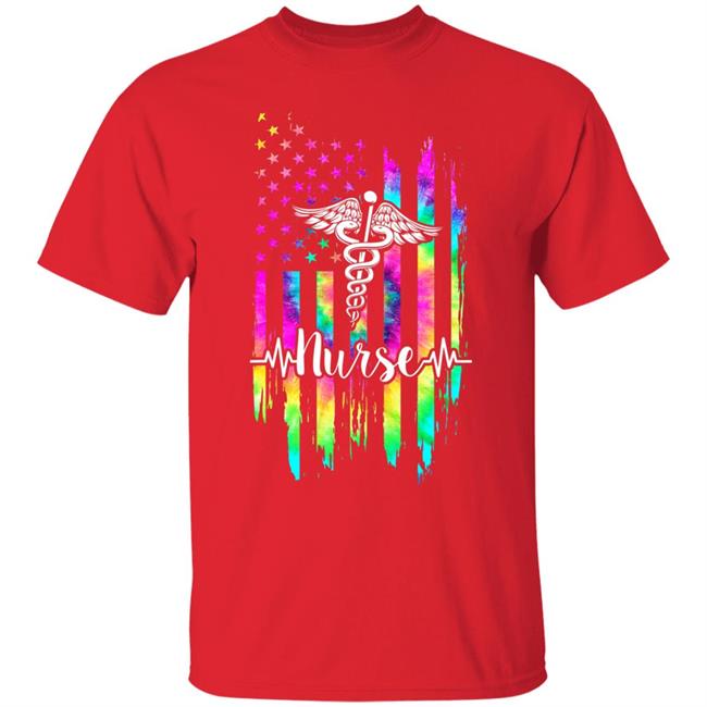 Hippie nurse american flag tie dye nurse patriotic gift sweatshirt Hippie nurse american flag tie dye nurse patriotic gift sweatshirt