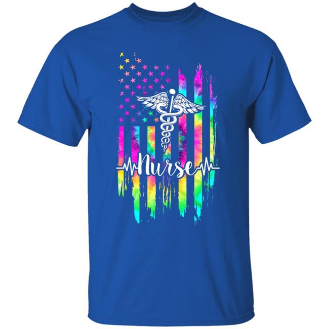Hippie nurse american flag tie dye nurse patriotic gift sweatshirt Hippie nurse american flag tie dye nurse patriotic gift sweatshirt
