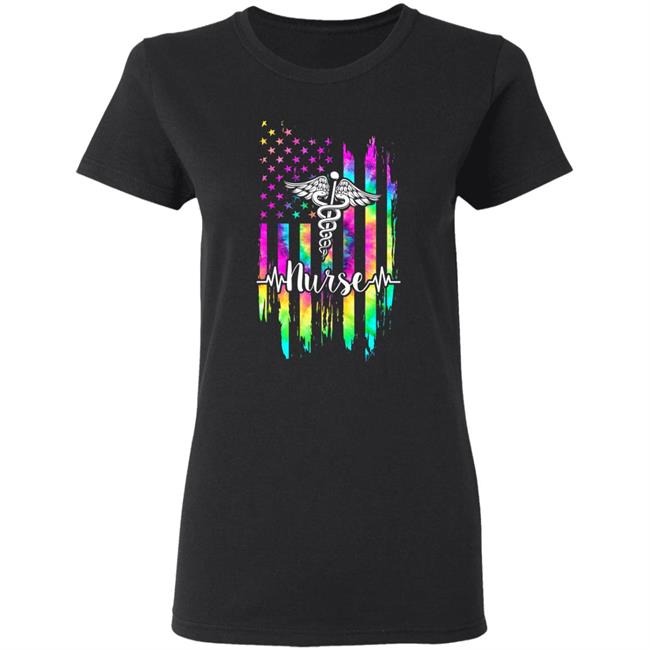 Hippie nurse american flag tie dye nurse patriotic gift sweatshirt Hippie nurse american flag tie dye nurse patriotic gift sweatshirt