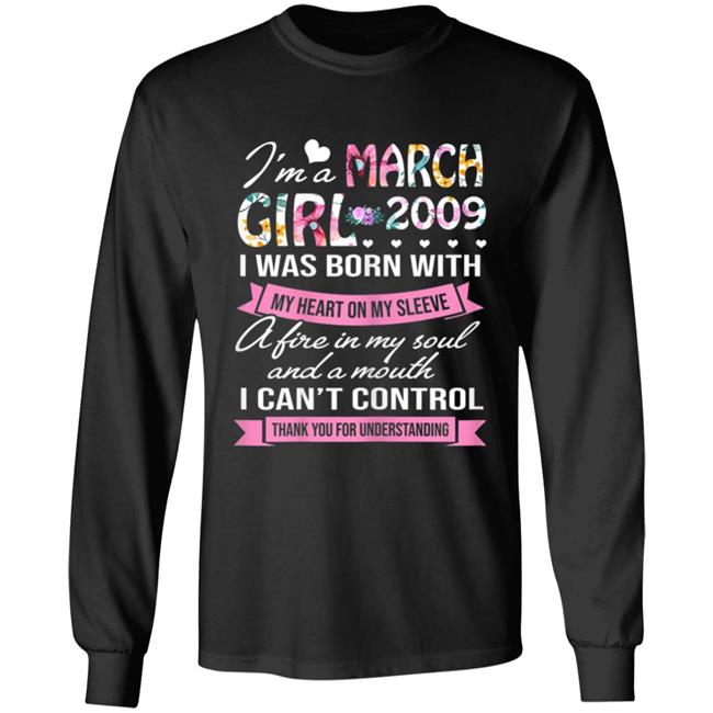 Awesome since 2009 11th birthday im a march girl 2009 t shirt Awesome since 2009 11th birthday im a march girl 2009 t shirt