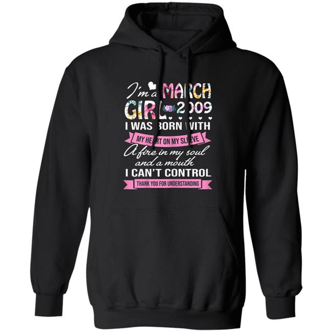Awesome since 2009 11th birthday im a march girl 2009 t shirt Awesome since 2009 11th birthday im a march girl 2009 t shirt