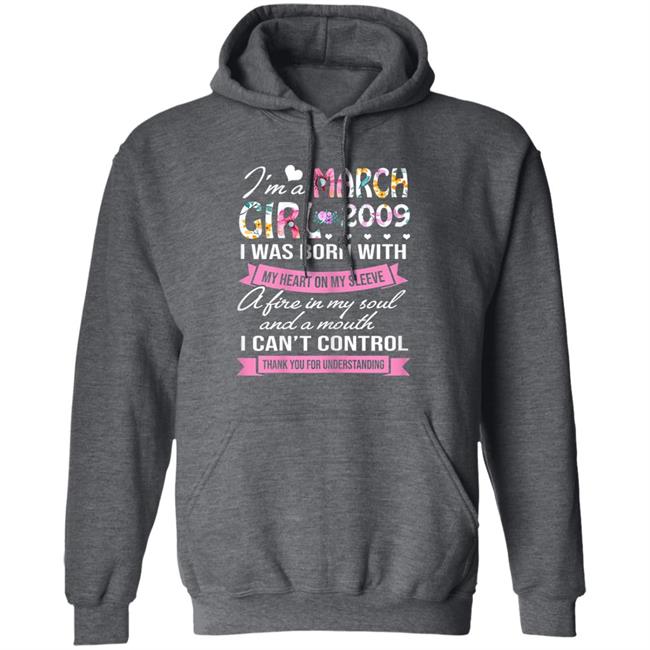 Awesome since 2009 11th birthday im a march girl 2009 t shirt Awesome since 2009 11th birthday im a march girl 2009 t shirt