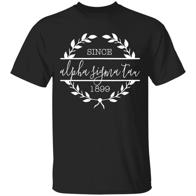 Alpha-Sigma-Tau Sorority Wild-Flowers Sisterhood Greek T-Shirt
