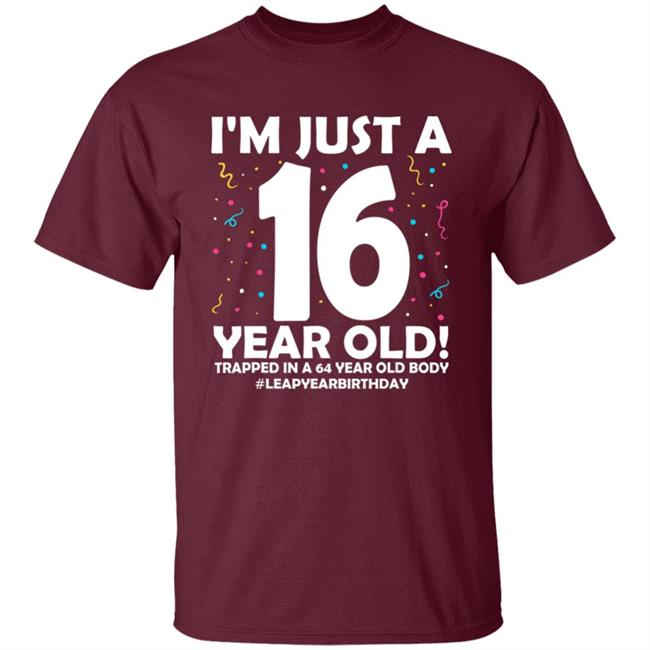 64 Years old birthday leap year 16 men women 64th birthday Long Sleeve T-Shirt 64 Years old birthday leap year 16 men women 64th birthday Long Sleeve T-Shirt