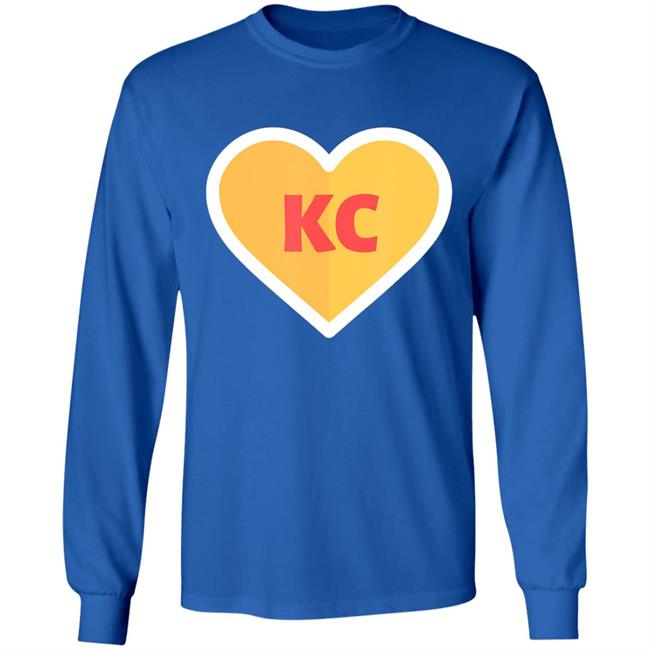 I love kansas city heart kc football t shirt I love kansas city heart kc football t shirt
