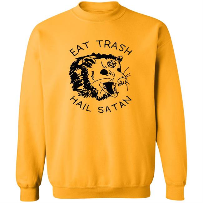 Possum Eat Trash Hail Satan shirt Possum Eat Trash Hail Satan shirt
