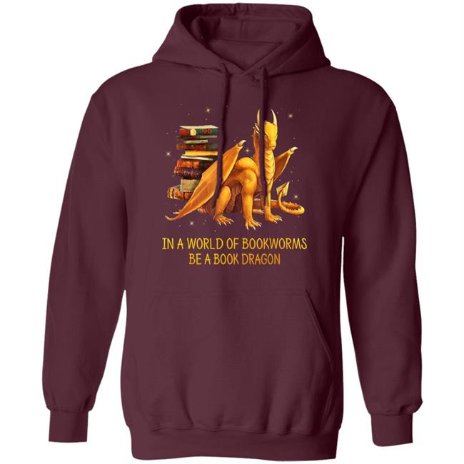 In a world of bookworms be a book dragon nerd nerdy t shirt In a world of bookworms be a book dragon nerd nerdy t shirt