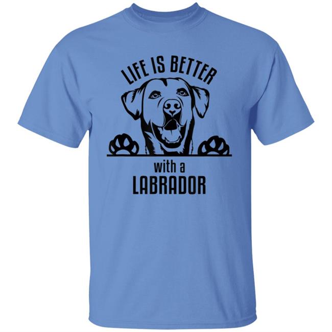 Dfw labrador retriever rescue club - life is better t shirt Dfw labrador retriever rescue club - life is better t shirt