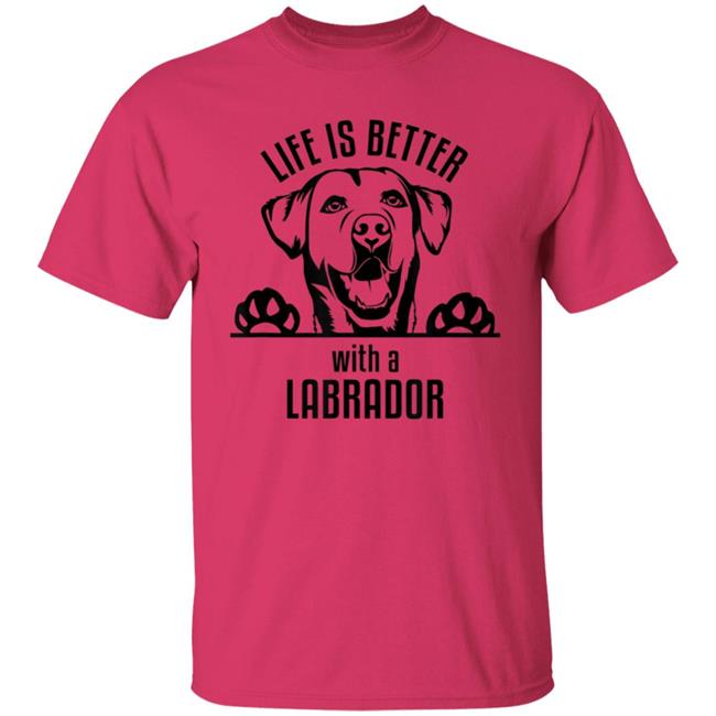 Dfw labrador retriever rescue club - life is better t shirt Dfw labrador retriever rescue club - life is better t shirt