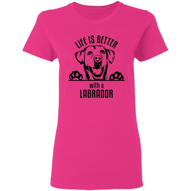Dfw labrador retriever rescue club - life is better t shirt Dfw labrador retriever rescue club - life is better t shirt